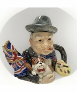 Fitz and Floyd Winston Churchill Teapot Vintage 1995 Limited Edition #144 - $2,397.73 MXN
