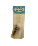 Dollhouse Miniature Accessories 1:12 Scale Lace Vtg Parasol Umbrella Taiwan - $110.04 MXN