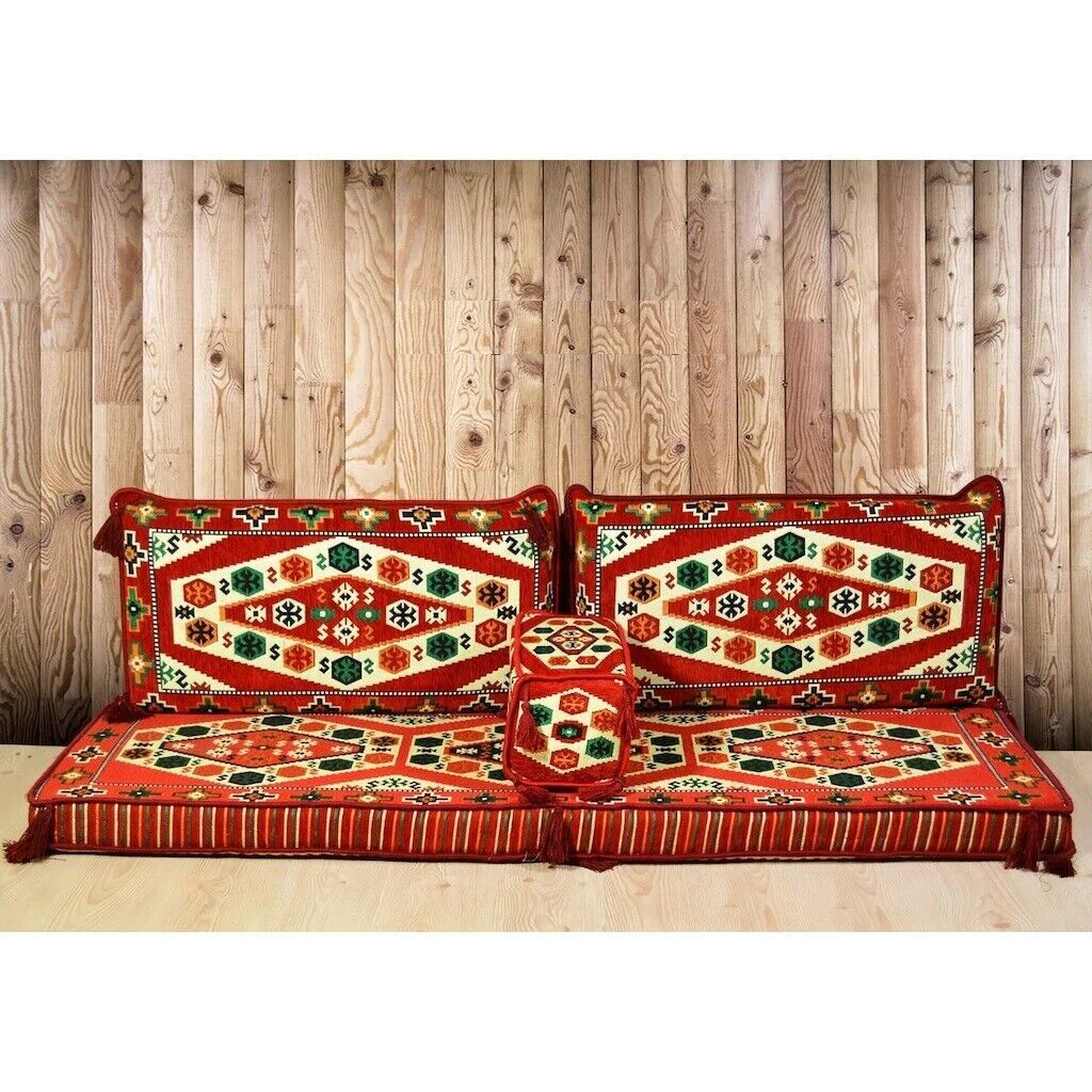 Primary image for Cushion Sofa Arabic Corner Set Turkish Ottoman Kilim pillows Lounge Couch Cover
