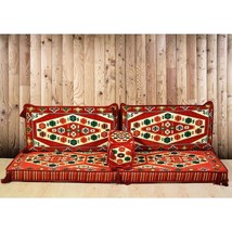 Cushion Sofa Arabic Corner Set Turkish Ottoman Kilim pillows Lounge Couch Cover - £140.02 GBP
