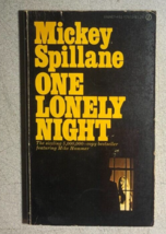 ONE LONELY NIGHT Mike Hammer by Mickey Spillane (53rd) Signet paperback - £11.46 GBP