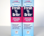 Fresh &amp; Brite Denture Cleaning Paste 3.8 Oz Exp 06/2025 Lot of 2 - £20.15 GBP