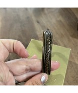 Vintage Solid Copper Cuff Bracelet Rope Design - $20.37 CAD