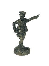 Toy Soldier Franklin Mint World miniature pewter 1980 Royal Welch Fusili... - £18.58 GBP
