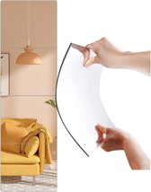 The Fujdun® Self Adhesive Acrylic Mirror, 8&quot; X 8&quot; X 4 Pcs. Full Length Wall - £23.95 GBP