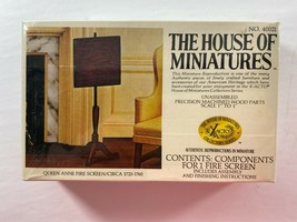 Sealed Xacto House of Miniatures Dollhouse Kit Queen Anne Fire Screen 40021 - £10.27 GBP