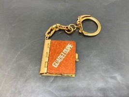 Vintage Souvenir Keyring Guadeloupe Keychain Mini Photo Album Ancien Porte-Clés - £10.98 GBP