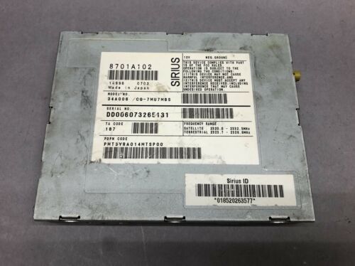 2008 2009 GALANT AUDIO EQUIPMENT RADIO SATELLITE RECEIVER OEM - $38.69