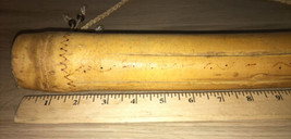 Vtg 17” Bamboo Rain Stick Shaker Tribal Musical Instrument Mexican Strip... - £77.66 GBP