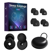Ear Plugs for Sleep – Reusable Silicone Noise Reducing Earplugs for Slee... - $11.78