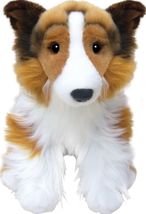 Shetland Sheepdog 12&quot; plushie, gift wrapped or not with engraved tag or not - £31.45 GBP+