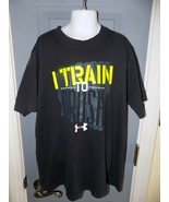 Under Armour Black I Train To Crush T-shirt Size M Youth EUC - $406.17 MXN