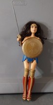 Wonder Woman Barbie Collector Doll 2016 Mattel Battle Ready Sword Shield Outfit - $23.15