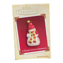 2005 Hallmark Keepsake Christmas Ornament A Happy Little Snowman - $8.04
