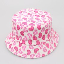 Toddler Bucket Hat, Sun Hat for Toddlers, Toddler hat, Hearts Girl&#39;s Hat, Ro - £7.17 GBP