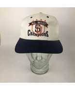 Hat Cap 1996 N.L. West Champions San Diego Padres Promotional Hat Cap Ba... - £14.25 GBP