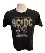 1982 AC DC British Tour We Salute You Womens Small Black TShirt - $19.80