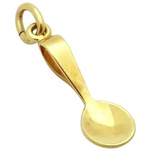 Vintage 14K Gold 3D Krementz Baby Spoon Charm 1940s - £86.91 GBP