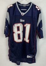Vintage New England Patriots Jersey Randy Moss NFL Football Reebok Men’s XL - $34.99