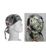 MONEY CASH $ 100 50 DOLLAR BILLS DO Rag COTTON FITTED TIED BANDANA Skull... - $11.99