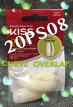 KISS CURVE OVERLAP 20 TIPS /NAILS EXCELLENT CURVE STYLE AT ANY LENGTH # ... - $1.29