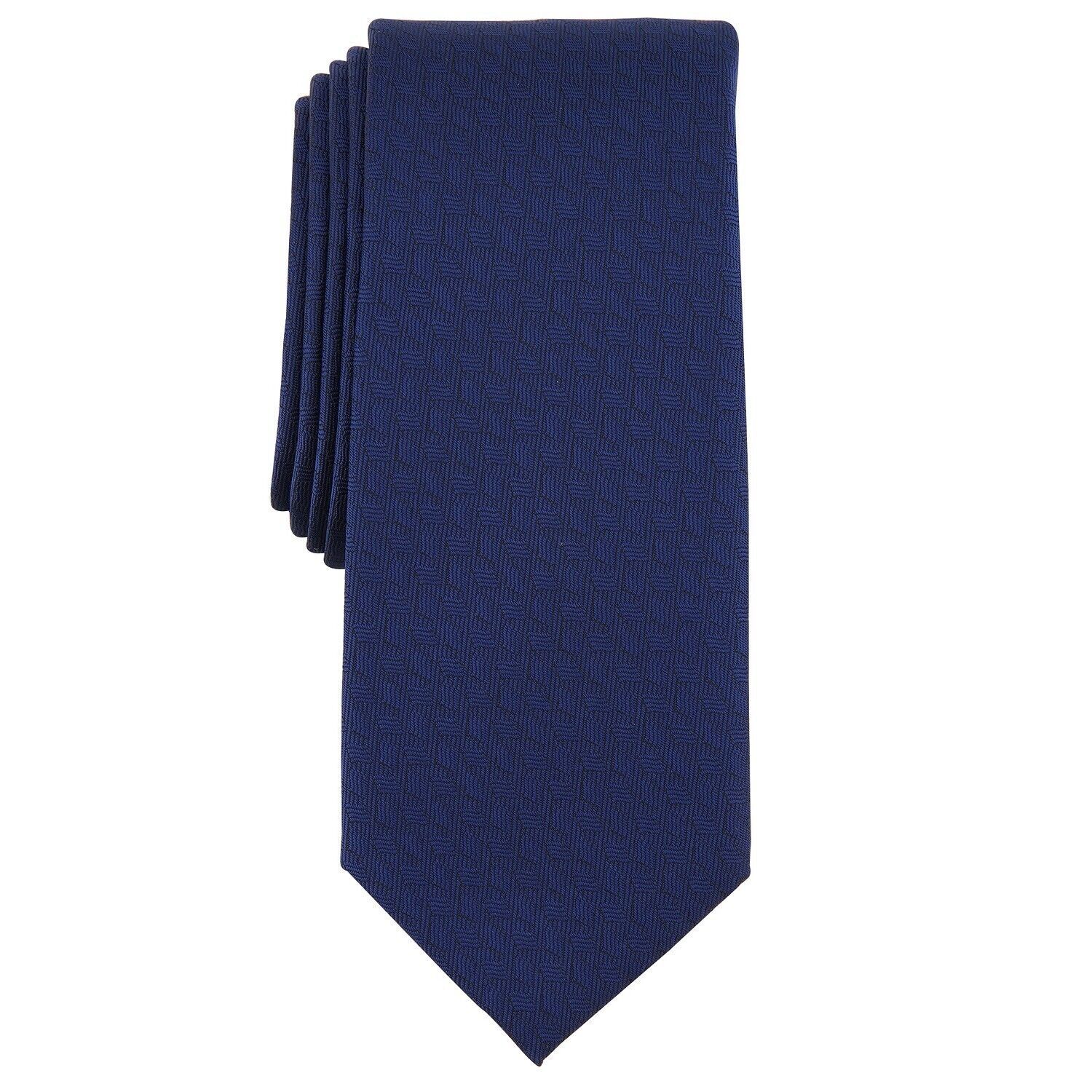 Alfani Men&#39;s Gramercy Textured Tie Navy OS B4HP - $9.95