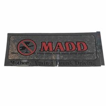 VTG NOS 1980’s MADD Mothers Against Drunk Drivers Red &amp; Silver bumper sticker - £6.32 GBP