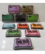 Stampabilities Acid Free Ink Pad Pigment Lot 11 Assorted Colors  - $41.87