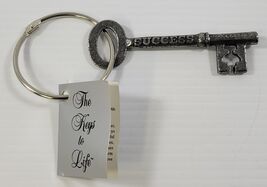 *B27) Vintage Cassiopeia Pewter Key to Life Success Victorian Gate Skele... - $49.49