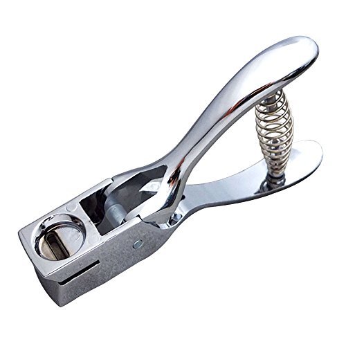 Bluemoona One Pcs - 15X3mm ID Card Badge Hand Held Slot Heavy duty Plier Puncher