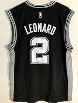Adidas NBA Jersey San Antonio Spurs Kawhi Leonard Black sz 2X - £8.71 GBP