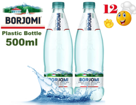 BORJOMI Mineral Water 500ML 12 BOTTLES in Plastic SEALED CASE - $69.29