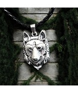 Wolf Head Pendant Necklace - Symbol of Strength and Loyalty - $422.44 MXN