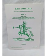 D.B.R Army Lists Book 1 Wargames Research Group August 1995 - €9,47 EUR