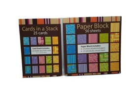 25 Cards In A Stack: East Fold Cards 4x5.5&quot; 50 Paper Scrap booking Sheets - £5.31 GBP