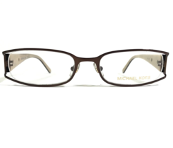 Michael Kors Eyeglasses Frames MK424 200 Brown Striped Semi Rimmed 50-18... - $69.76