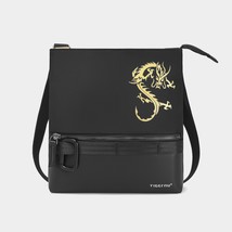 Fashion Crossbody Bag Male Chinese Style Shoulder Bags 9.7 inch Tablet Mini Trav - £49.43 GBP