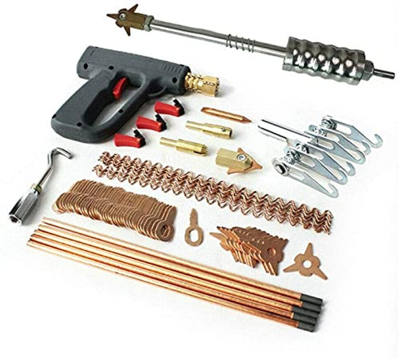 Profession Car Dent Sheet Metal Repair Tool Kit Dent Puller Welder Kit C... - $87.17