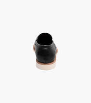 Stacy Adams Wellington Moc Toe Slip On Black Leather 25714-001 image 2