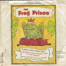 VINTAGE 1974 Scholastic Frog Prince 33 1/3 RPM Record Album - £8.69 GBP