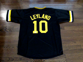 Jim Leyland Pittsburgh Pirates Hof Mgr Signed Auto Pirates Jersey Beckett Beauty - $197.99