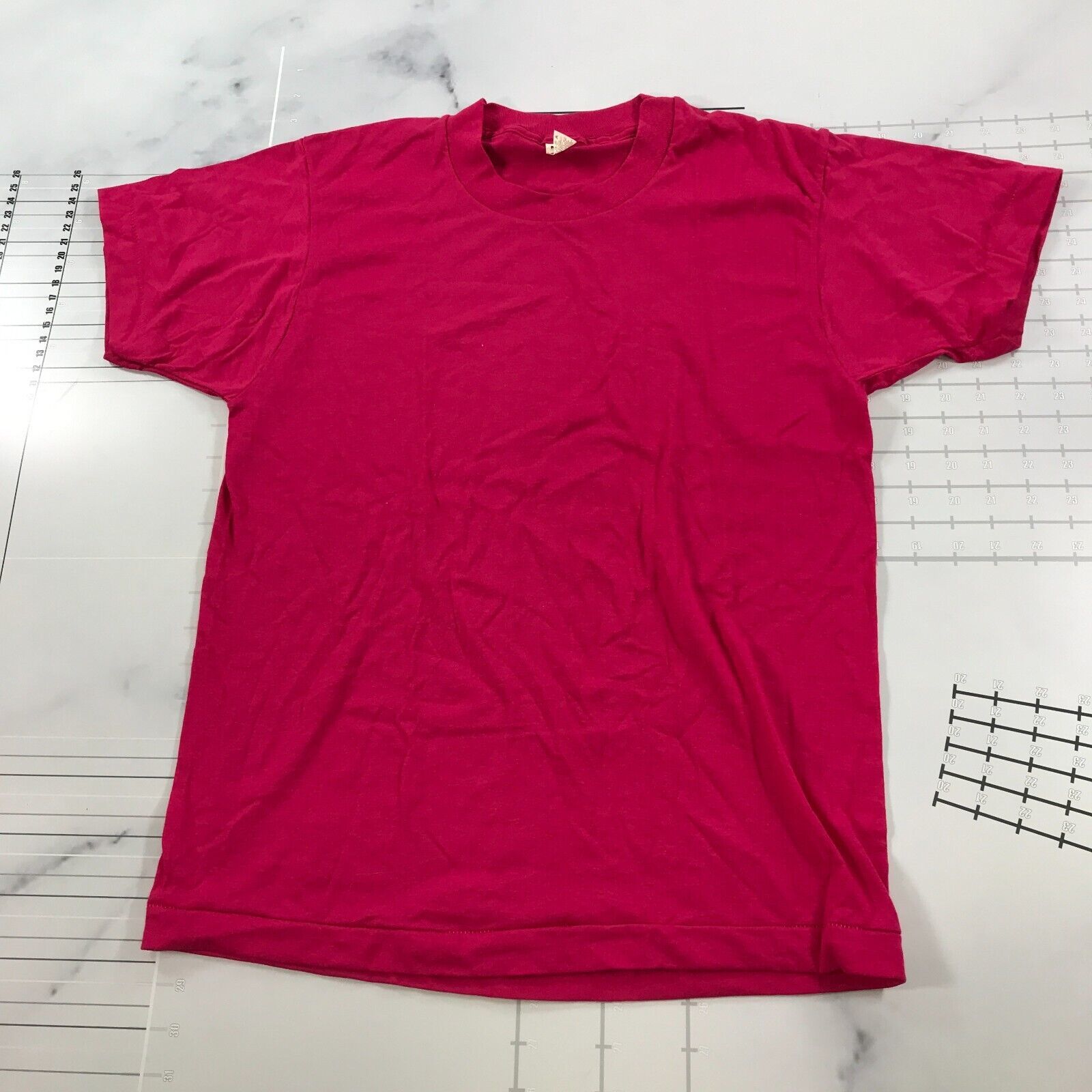 Vintage Screen Stars T-Shirt M Pink Kurzärmelig Rundhals - £18.52 GBP