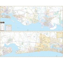 Mississippi Gulf Coast Wall Map - £186.86 GBP