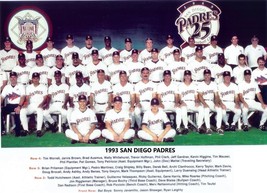 1993 SAN DIEGO PADRES 8X10 TEAM PHOTO BASEBALL PICTURE MLB - $4.94