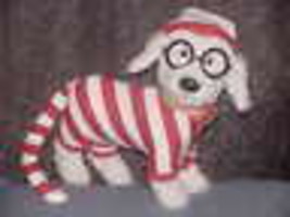12&quot; Woof Plush Dog From Were&#39;s Waldo By Mattel 1991 - £46.60 GBP