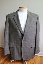 Jack Victor E Thomas 44 Houndstooth Check Tweed Wool Cashmere Sport Coat... - £50.11 GBP