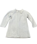 Jacadi Paris Baby Cable Knit Sweater Dress 18M Cream - $39.21 CAD