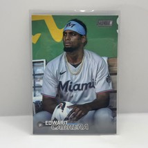 2023 Topps Stadium Club Baseball Edward Cabrera Base #140 Miami Marlins - £1.57 GBP