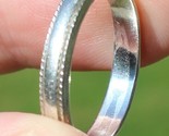 size 10 men&#39;s sterling silver band ring ESTATE SALE vintage &quot;CH&quot; - £27.45 GBP
