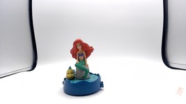 Disney&#39;s Little Mermaid ARIEL &amp; FLOUNDER Figurine Part of Birthday Train... - £13.45 GBP